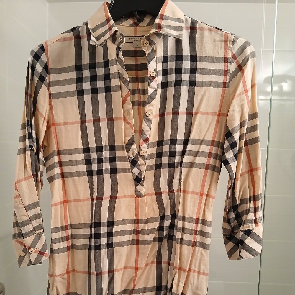 Authentic Burberry Brit Plaid Shirt